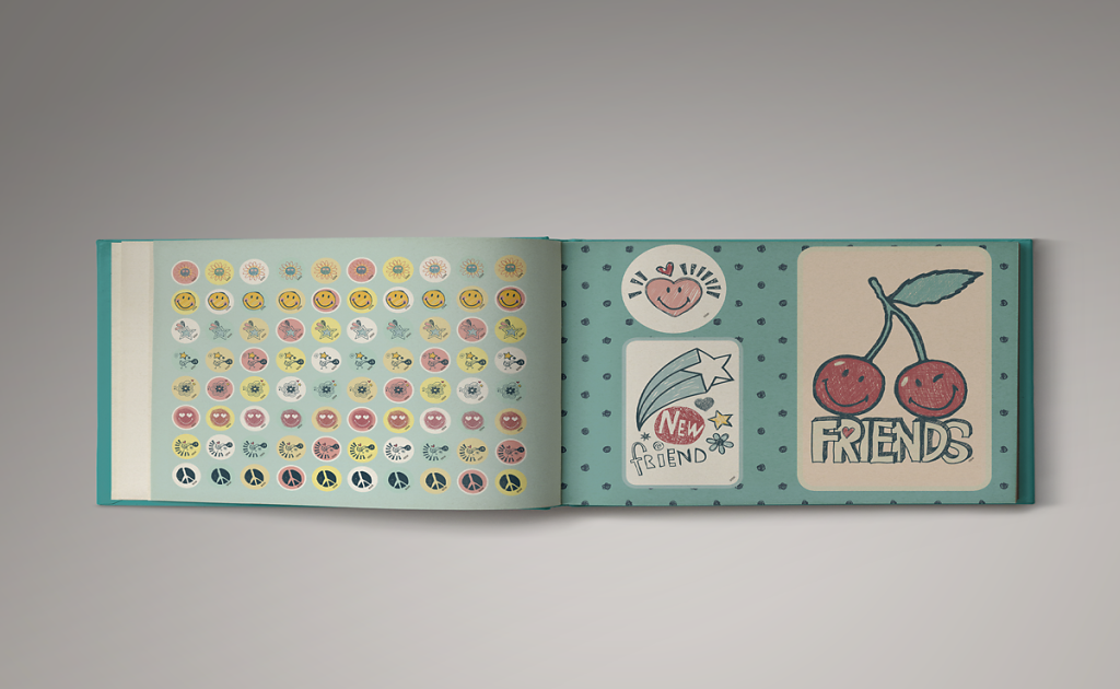 Smiley stickers girls- Gründ