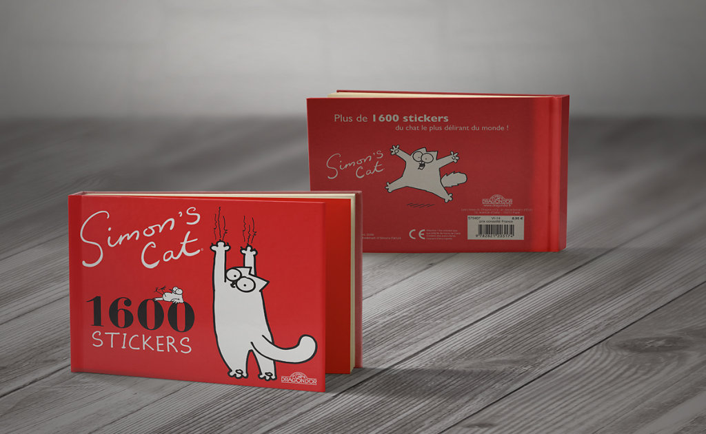 Stickers Simon's Cat - Les Livres du Dragon d'Or